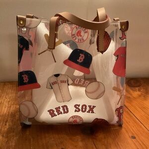 Dooney & Bourke Boston Red Sox Patterned Discontinued Clear Lunch Bag